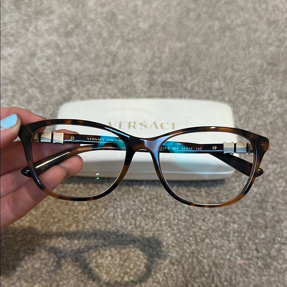 Versace Tortoiseshell Eyeglasses